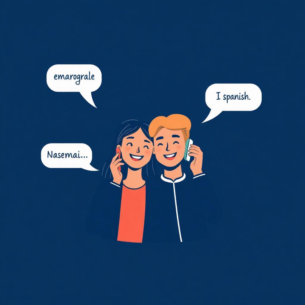 Bilingual receptionist headset with English and Spanish call notes
